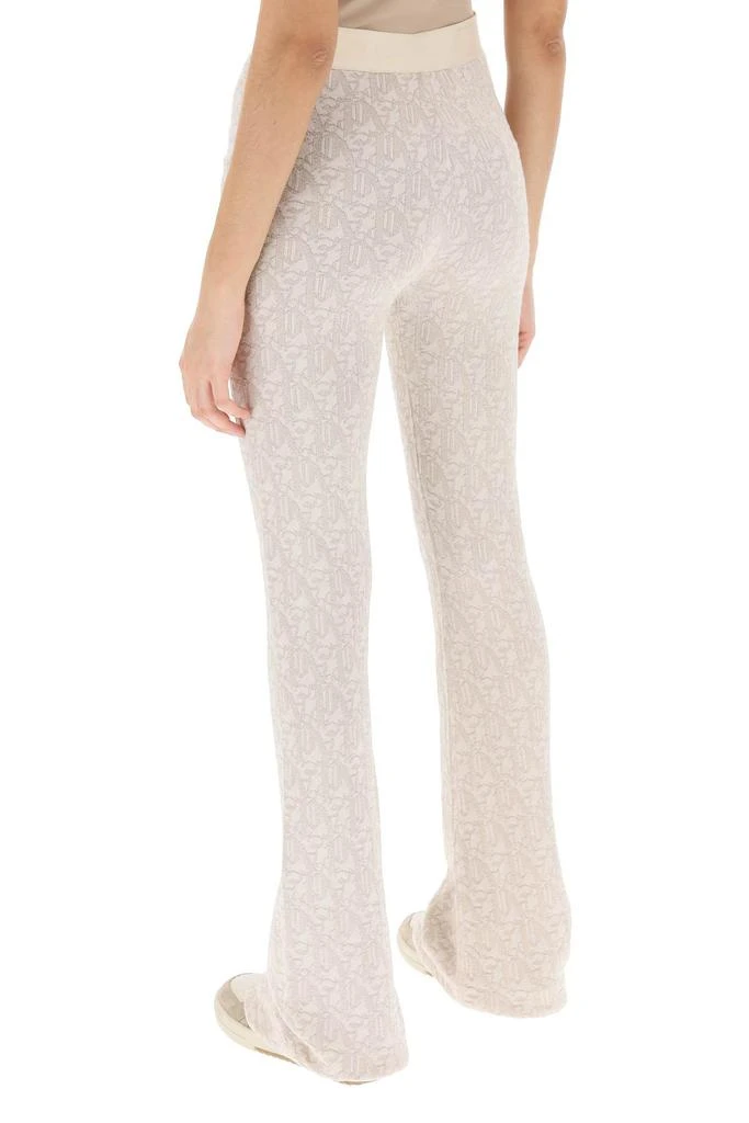 Palm Angels monogram pants in lurex knit 3