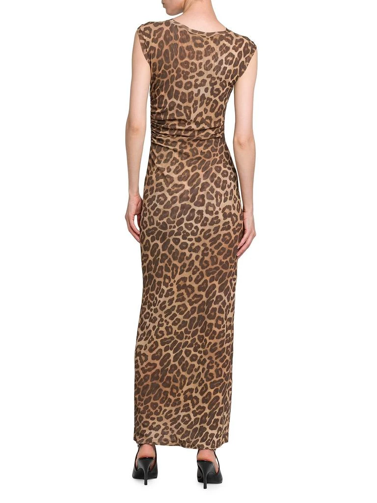 Stella McCartney Leopard Mesh Sleevless Dress 2