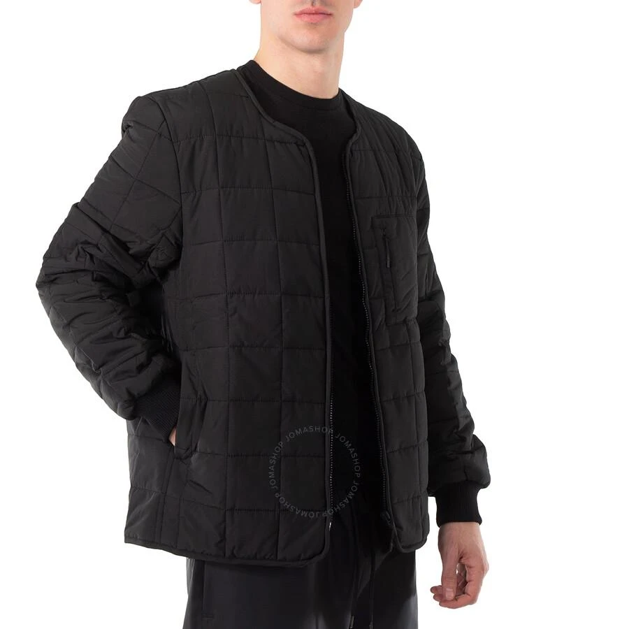 RAINS Black Water-Repellent Quilted Liner Jacket 3