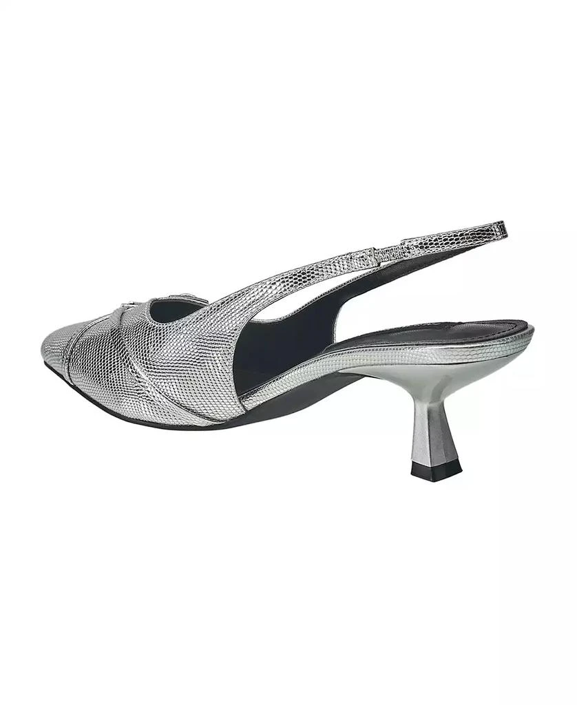 French Connection Women
s Buckles Slingback Kitten Heel 6