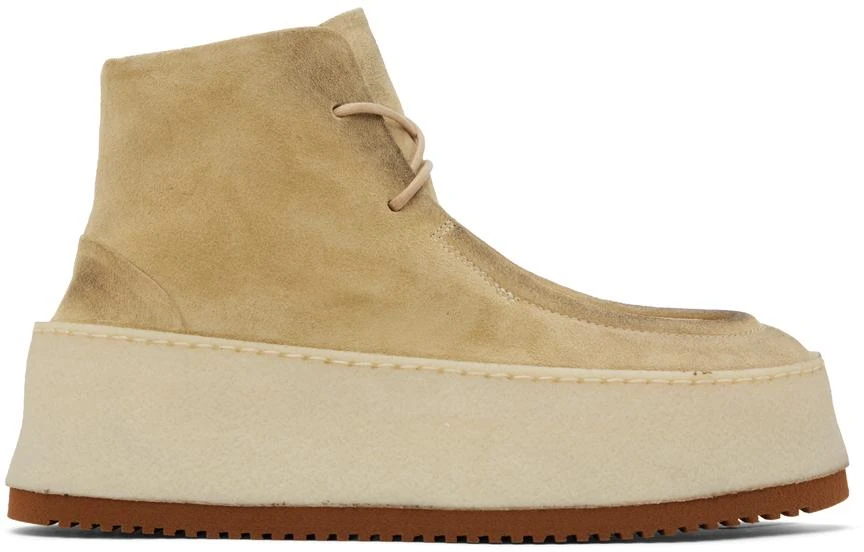 Marsèll Beige Parapana Ankle Boots 1