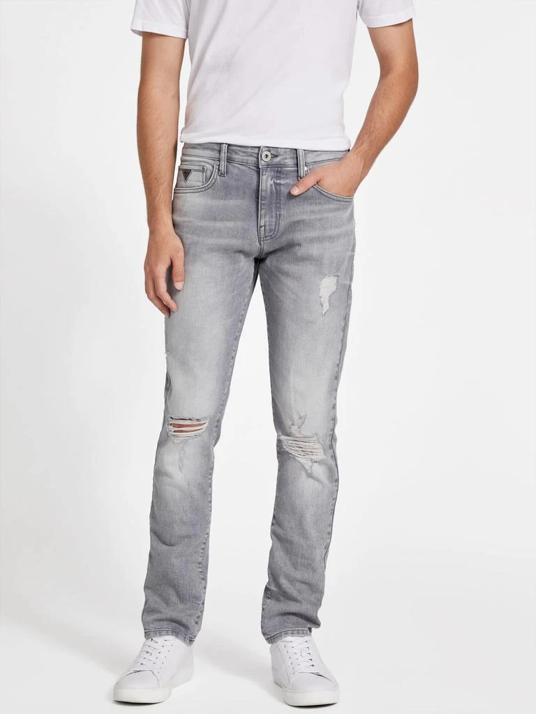 Guess Factory Bratt Destroyed Skinny Jeans 1
