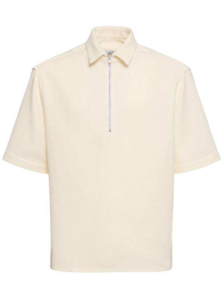 Lc23 Crochet Half-zip Shirt 1