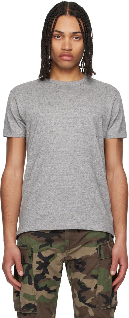 RRL Two-Pack Gray Jersey Pocket T-shirts