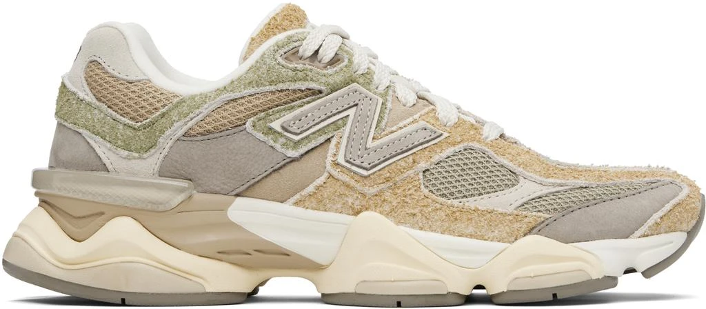 New Balance Green & Beige 9060 Sneakers 1
