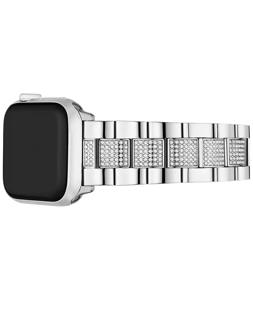 Michael Kors Women's Silver-Tone Stainless Steel Band for Apple Watch, Compatible with 38, 40, 41mm 5