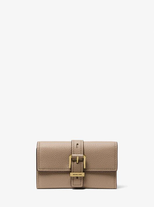 Michael Kors Nolita Medium Pebbled Leather Tri-Fold Wallet 1