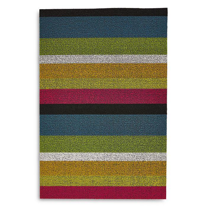 Chilewich Bold Stripe Shag Floor Mat, 24" x 36"