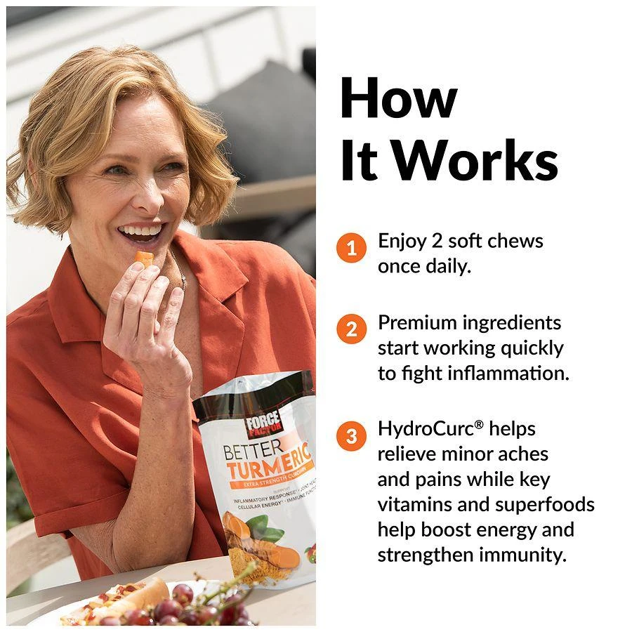 Force Factor Better Turmeric Soft Chews Fruit Splash 3