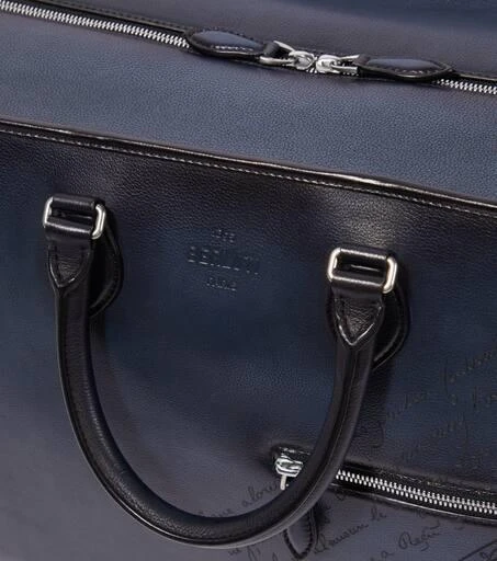 Berluti Overnight Scritto leather duffel bag 4
