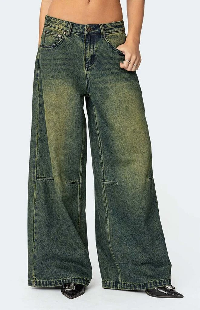 Edikted Shawn Washed Low Rise Jeans 2