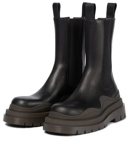 Bottega Veneta Tire leather ankle boots 4