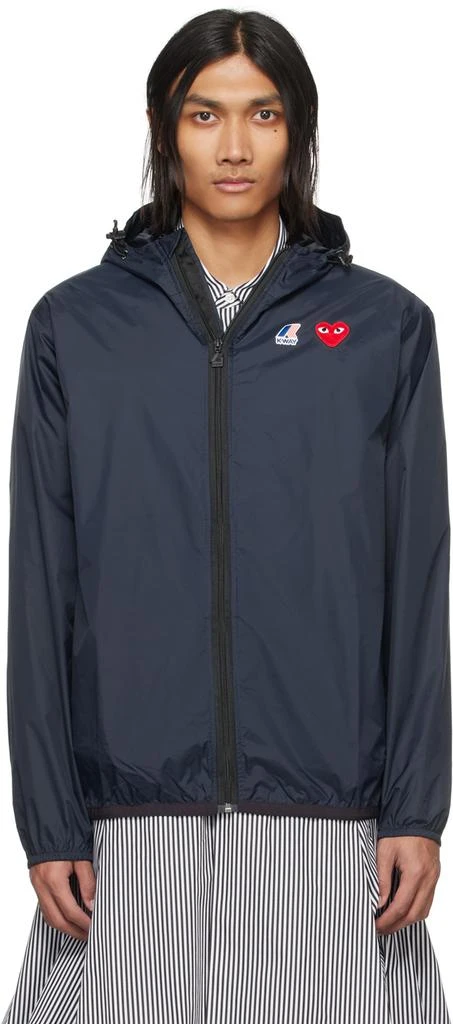 Comme des Garcons Navy K-Way Edition Claude Jacket 1