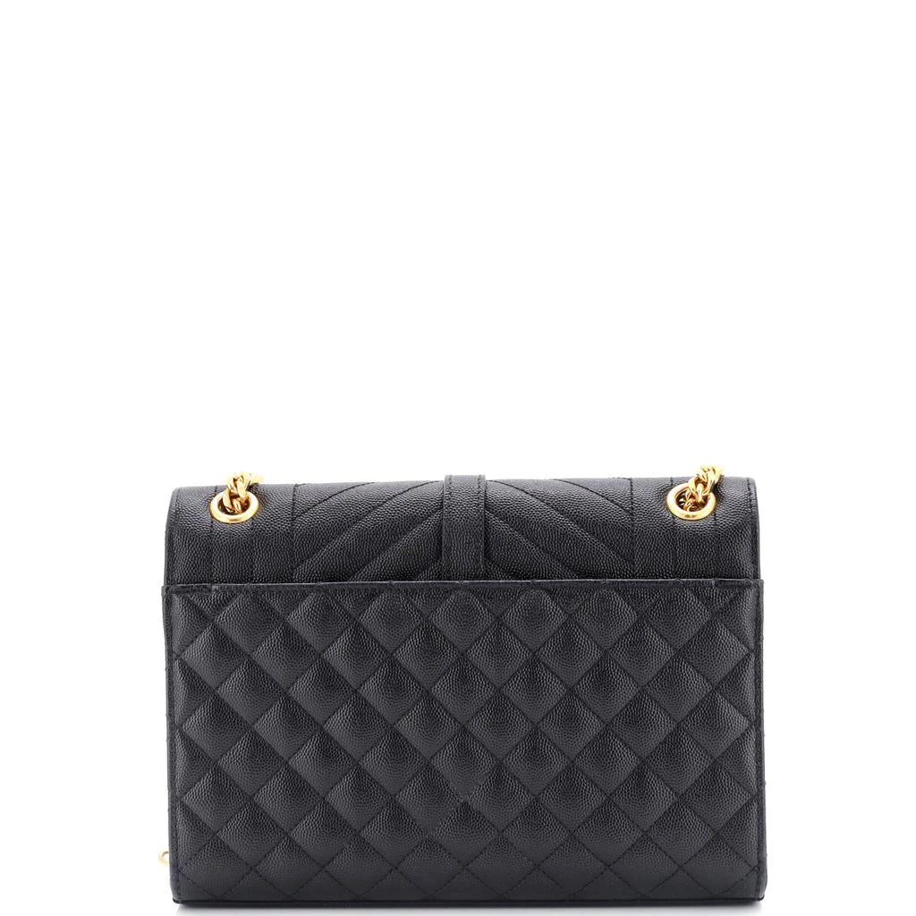 Yves Saint Laurent Classic Monogram Envelope Satchel Mixed Matelasse Leather Medium 3