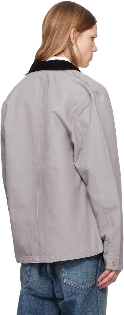 Carhartt WIP Gray Michigan Chore Jacket 3