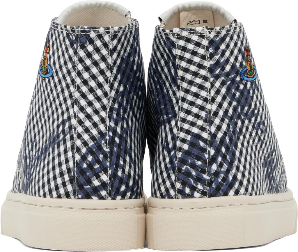 Vivienne Westwood Navy High-Top Plimsoll Sneakers