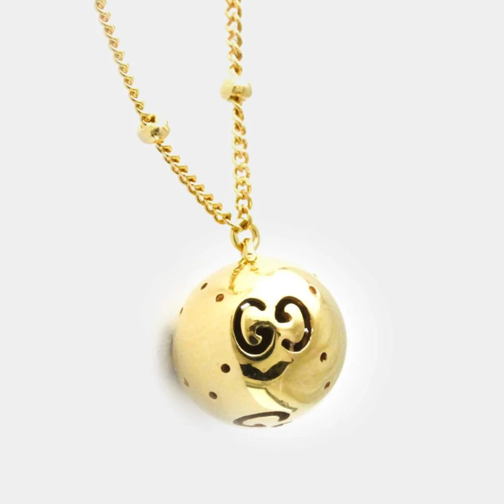 Gucci Gucci Icon Ball Necklace Yellow Gold 18K No Stone Pendant Necklace Gold 4
