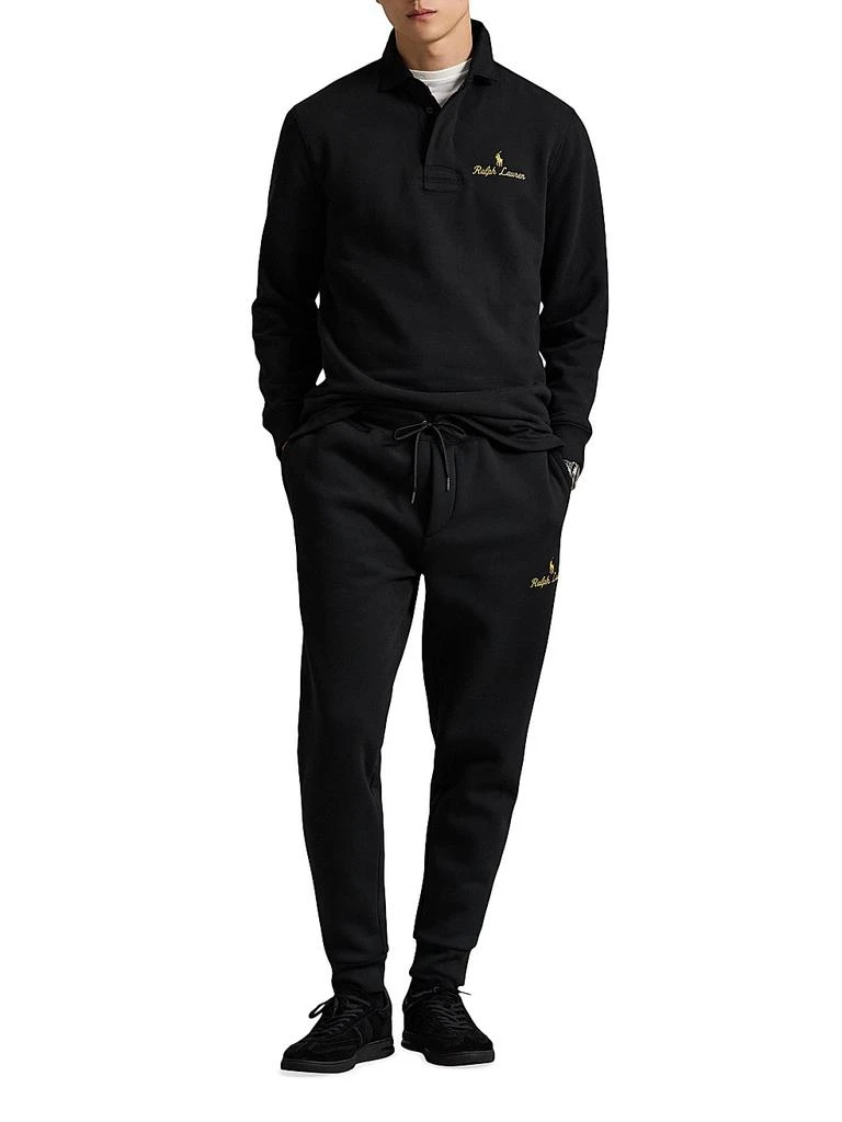 Ralph Lauren Logo Cotton-Blend Athletic Joggers 2