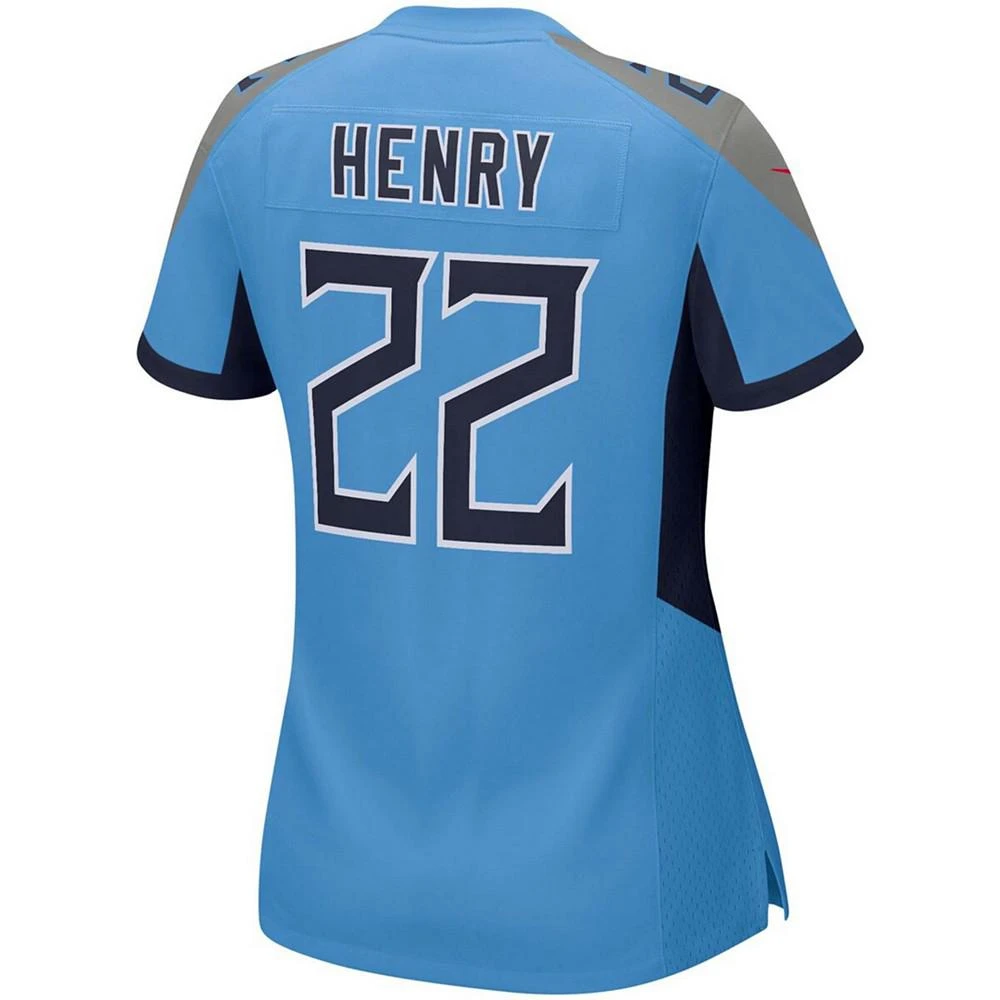NIKE Women's Derrick Henry Light Blue Tennessee Titans Game Jersey 2