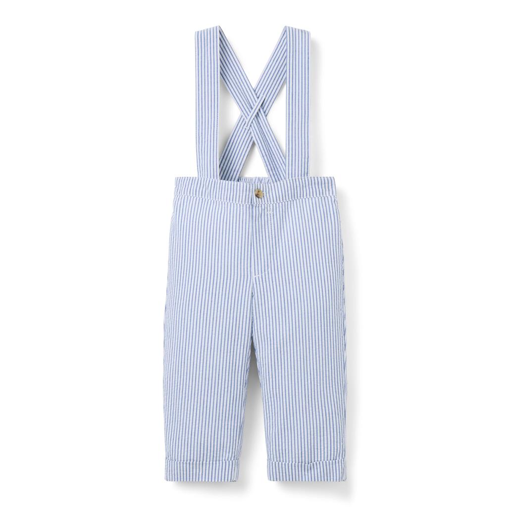 Janie and Jack Seersucker Suspender Pants (infant)
