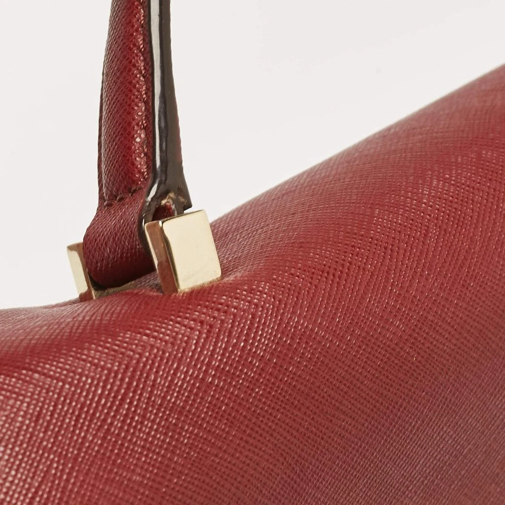 Kate Spade Kate Spade Maroon Leather Way Lilah Top Handle Bag 6