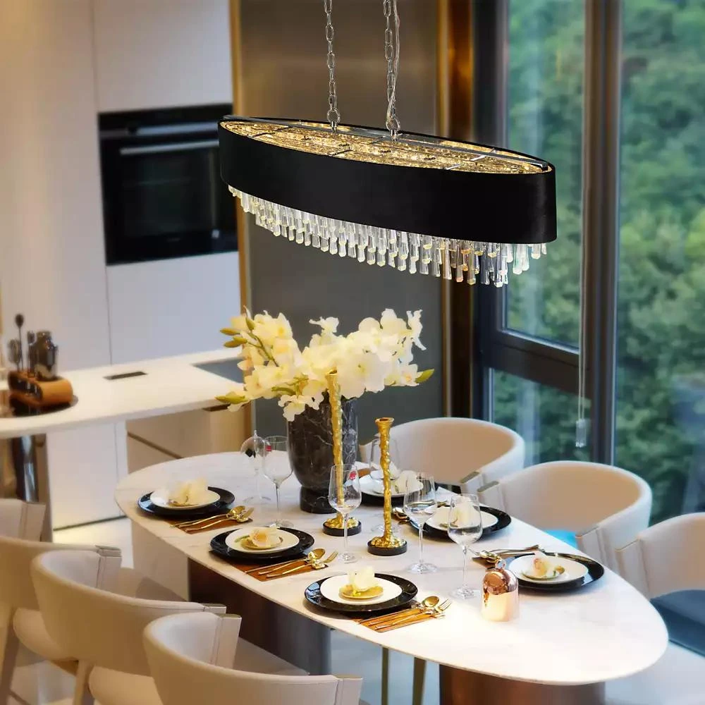 Streamdale Furniture Modern Crystal Chandelier 5