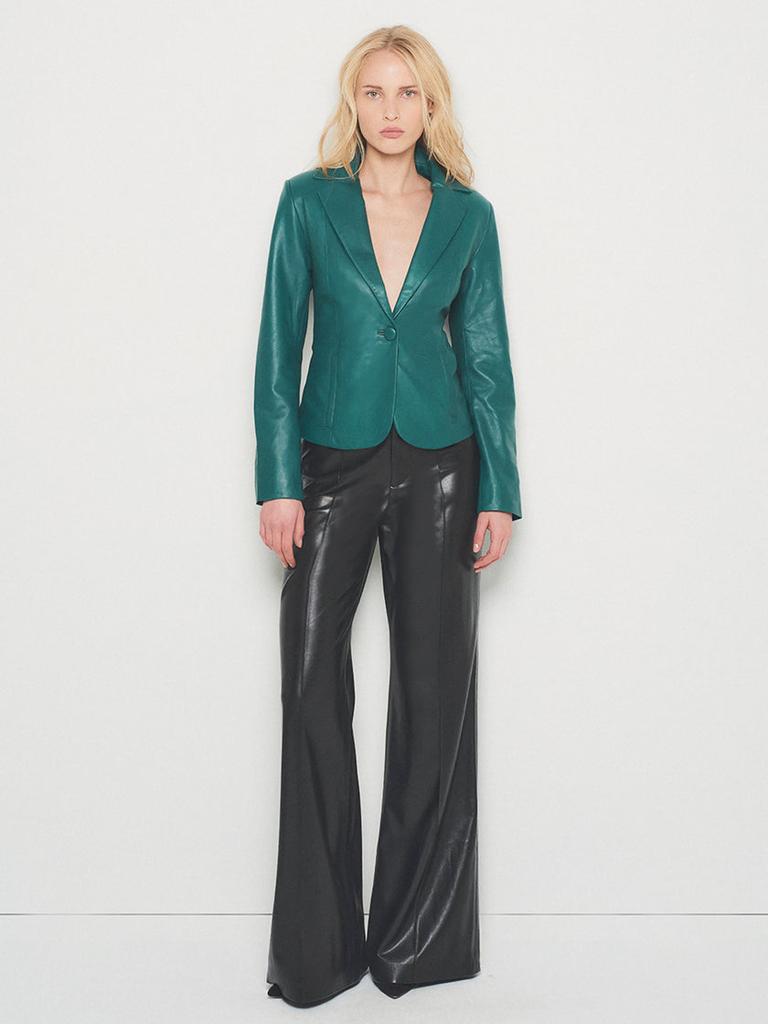 AS by DF Telly Upcycled Leather Blazer