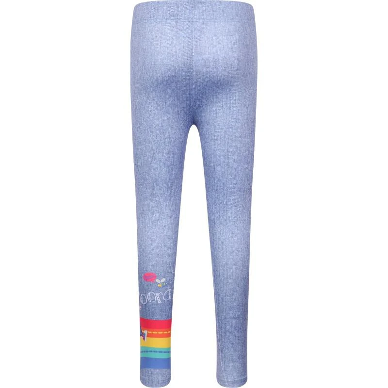 KIDNIC Peppa pig mottled blue leggings 2