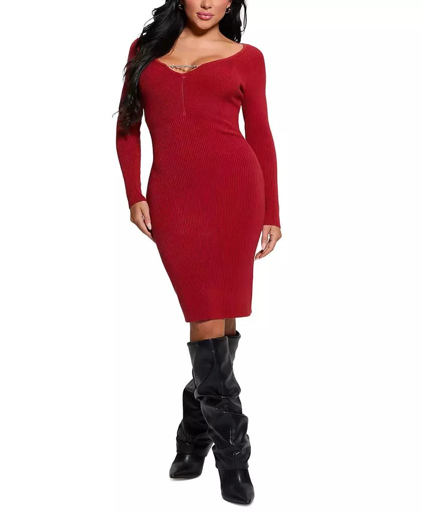 Shop Women's Sasha Rib-Knit Back-Cutout Sweather Dress on Sale at  BeyondStyle  Get 59% Off Women's Sasha Rib-Knit Back-Cutout Sweather Dress  with Limited-Time Flash Deals, Exclusive Discounts, and Special Offers.  Enjoy Unbeatable