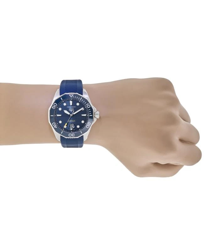 TAG Heuer Tag Heuer Aquaracer 300M Automatic Blue Dial Rubber Strap Men's Watch WBP201B.FT6198 3
