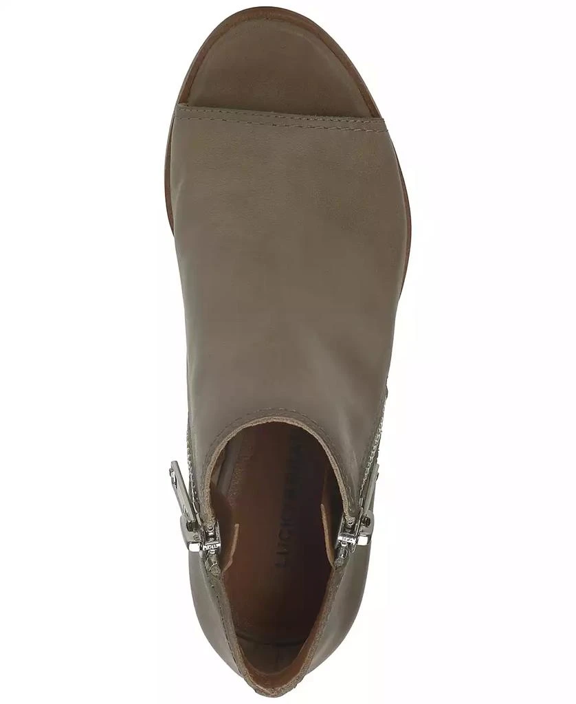 Lucky Brand Women's Joseleen Peep-Toe Booties 4