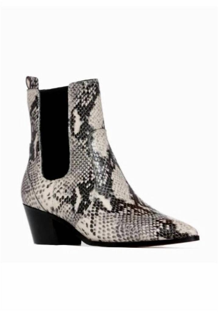 Paige Willa Chelsea Bootie In Roccia Snake