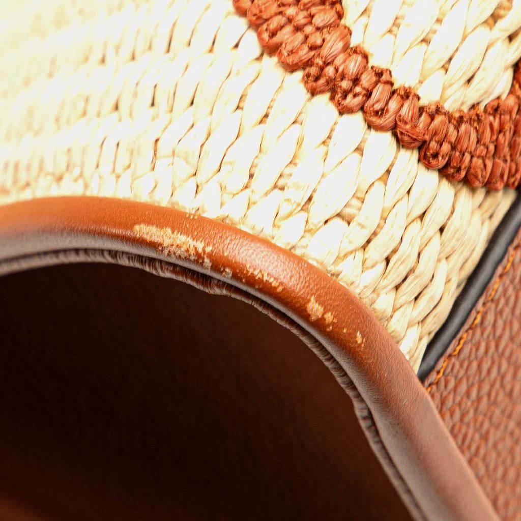 Louis Vuitton Louis Vuitton Brown Raffia Monogram Giant OnTheGo MM Bag 9