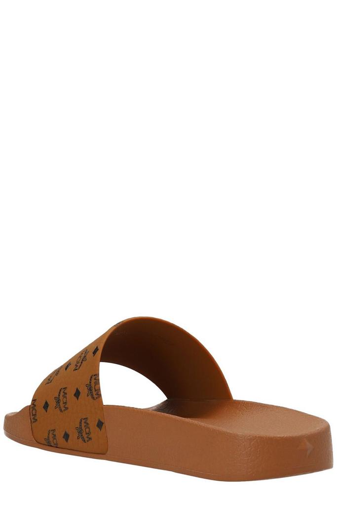 MCM MCM Monogram Printed Slip-On Slides