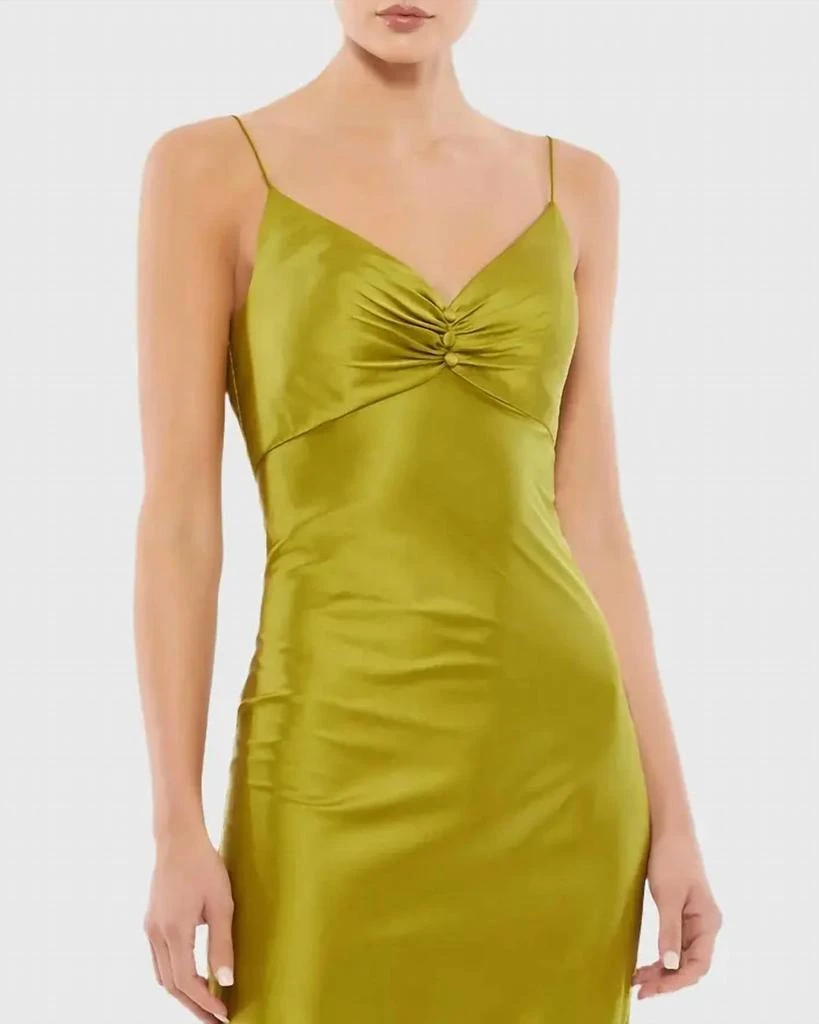 Mac Duggal Mac Duggal - Spaghetti Strap Charmeuse Slip Dress 2