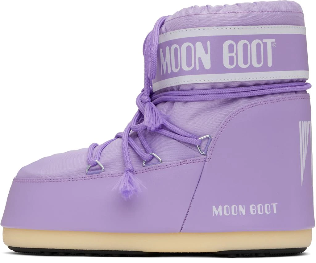 Moon Boot Purple Icon Low Nylon Boots 3