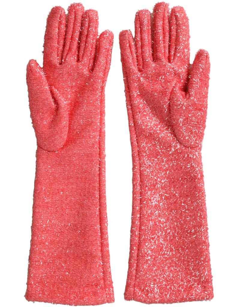 Dolce & Gabbana Lurex Fantasia Mid Arm Length Women's Gloves
