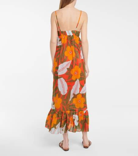 Lee Mathews Oleander floral ramie maxi dress 3