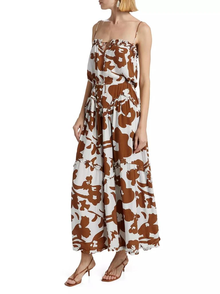 SWF Dynamic Floral Maxi-Dress 4