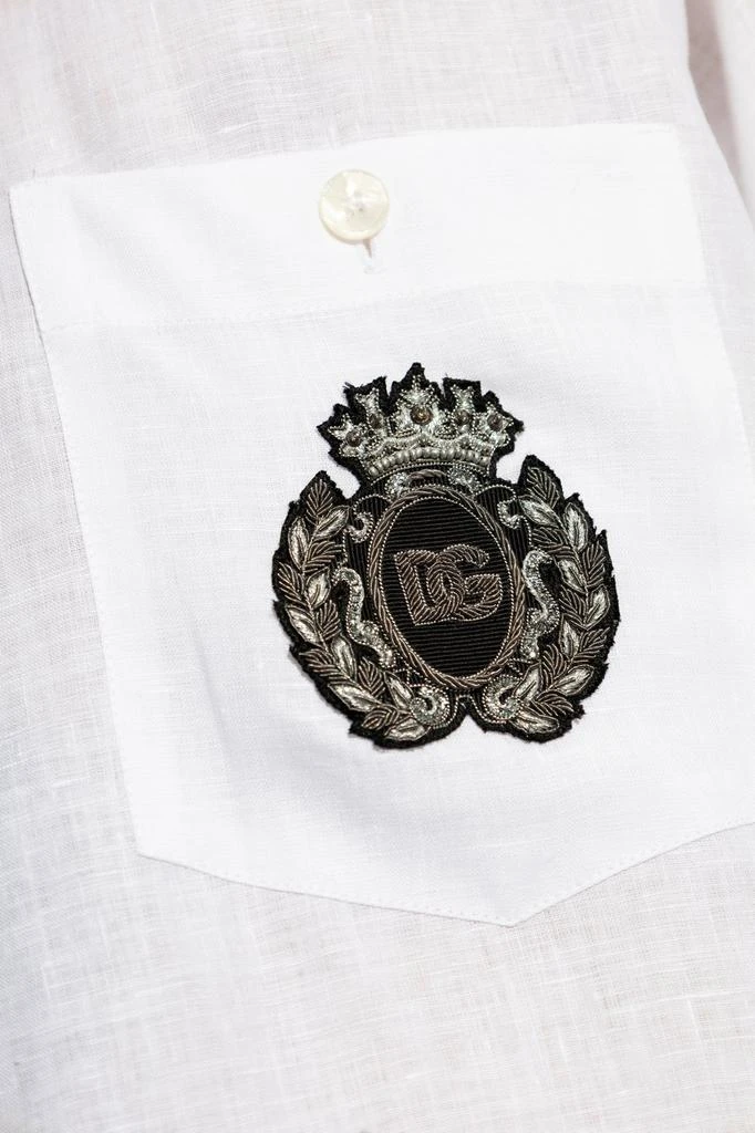 Dolce 
Gabbana Dolce 
Gabbana Heraldic Patch Long-Sleeved Shirt 5