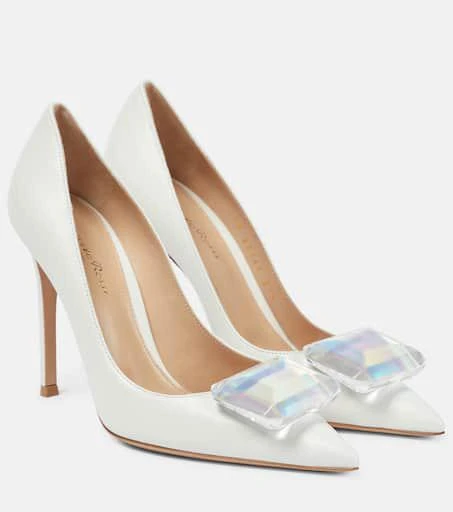 Gianvito Rossi Jaipur 105 embellished leather pumps 1