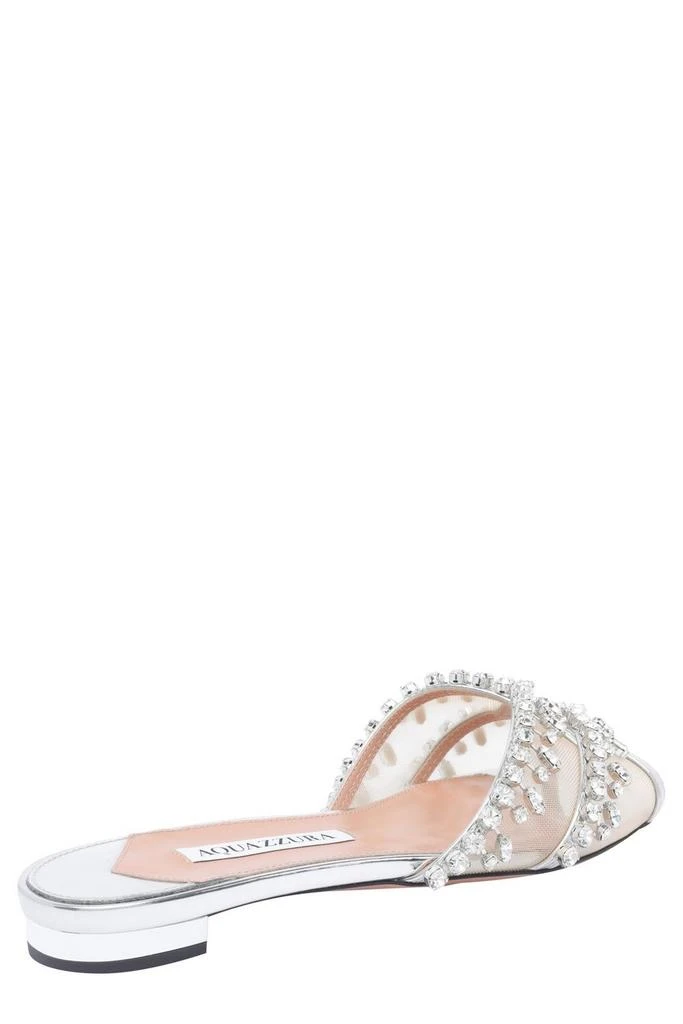 Aquazzura Aquazzura Embellished Slide Sandals 3
