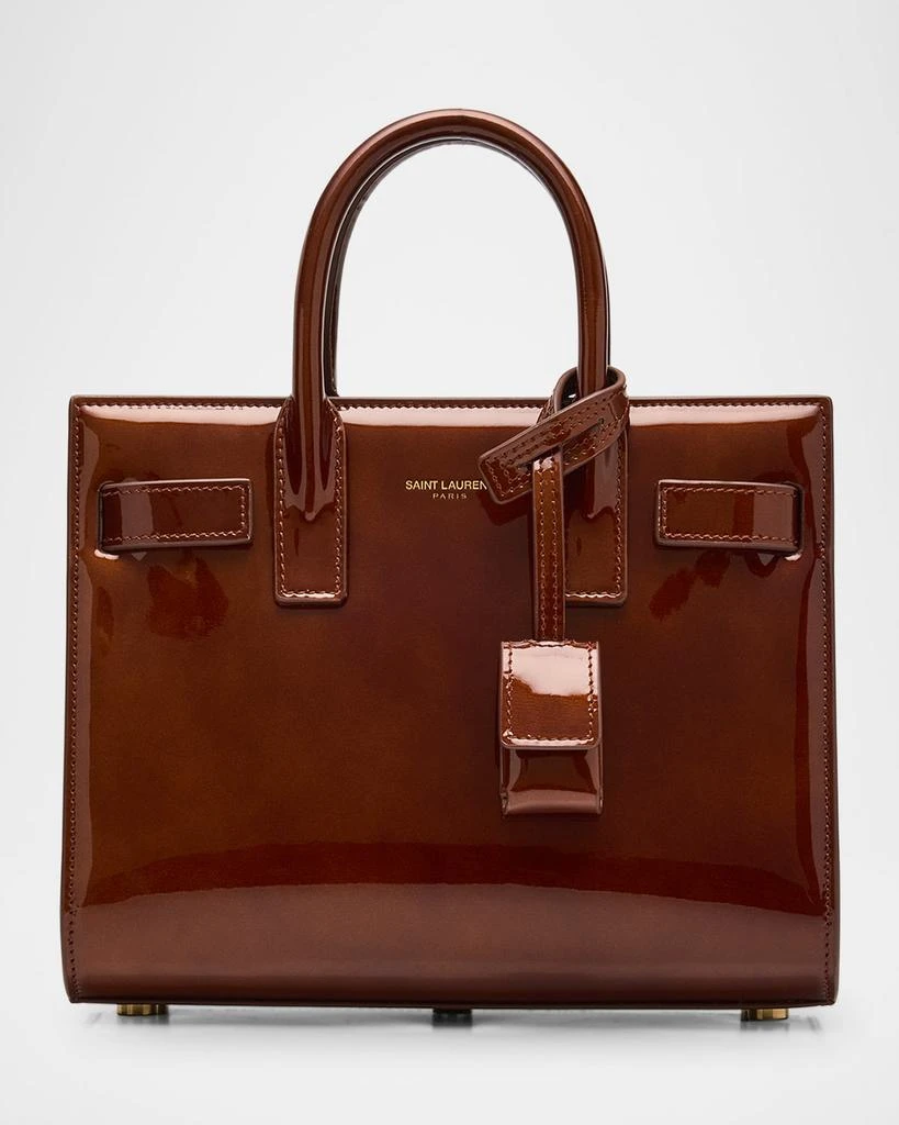 Yves Saint Laurent Sac de Jour Nano Top-Handle Bag in Patent Leather 1
