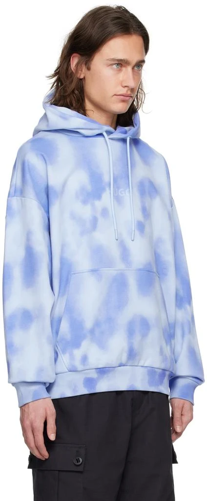 Hugo Boss Blue Printed Hoodie 2