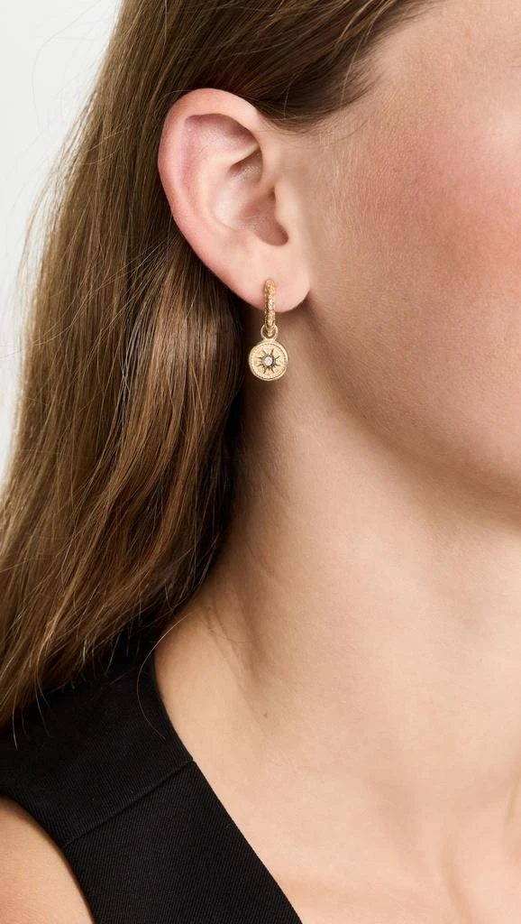 Marlo Laz 14k Southwestern Hoop Earrings 2