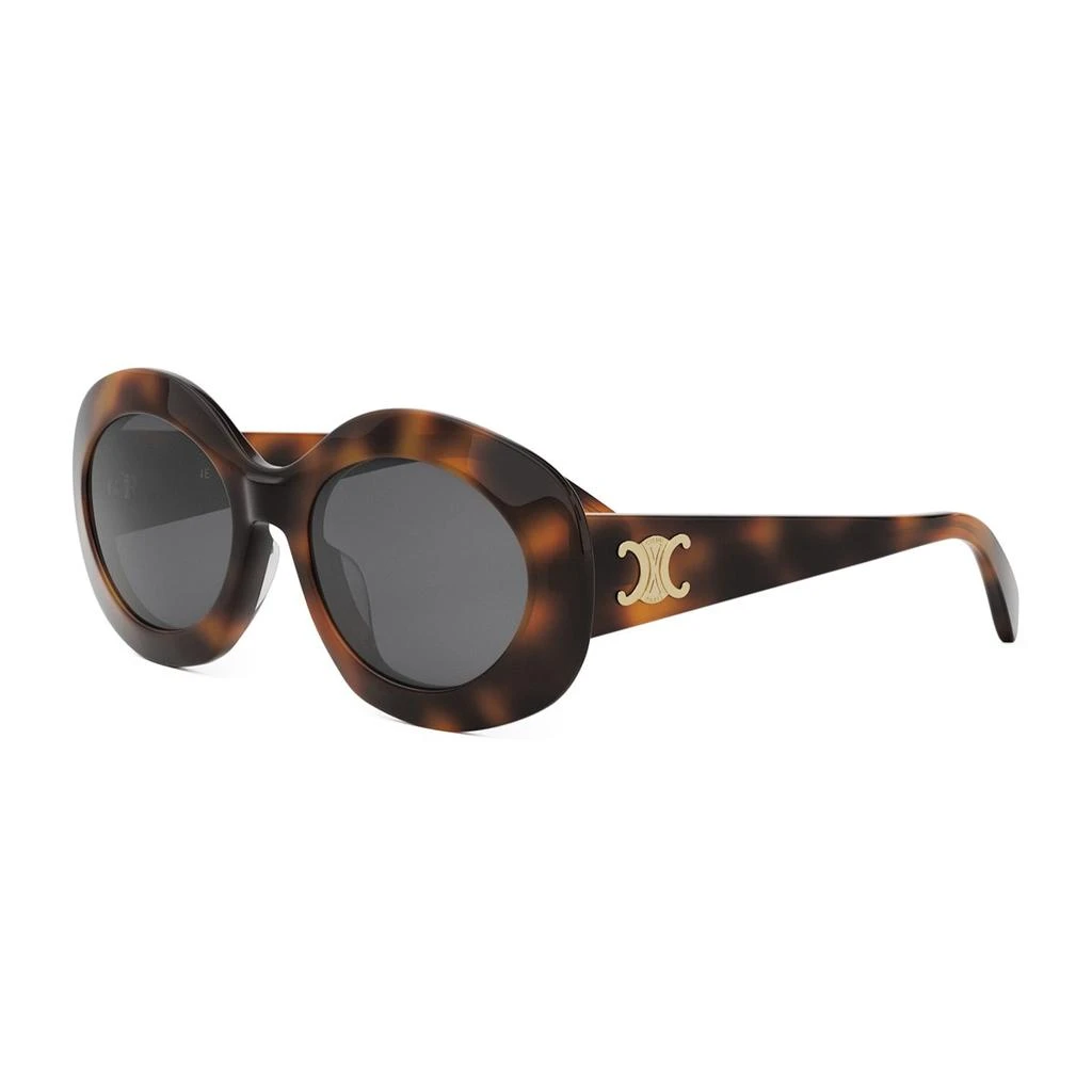Celine Cl40292u Triomphe 53a Havana Sunglasses 2