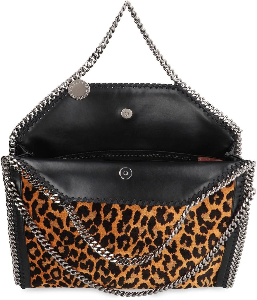 Stella McCartney Stella McCartney Falabella Leopard Printed Fold-Over Tote Bag 4