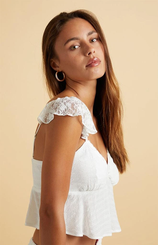 Beverly and Beck Lace Babydoll Top 2