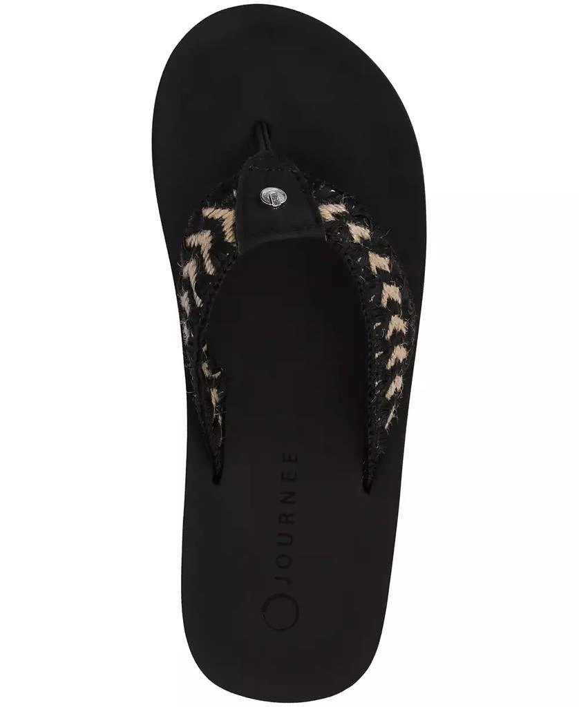 Journee Collection Women's Eloddie Slip-On Beach Sandals 4