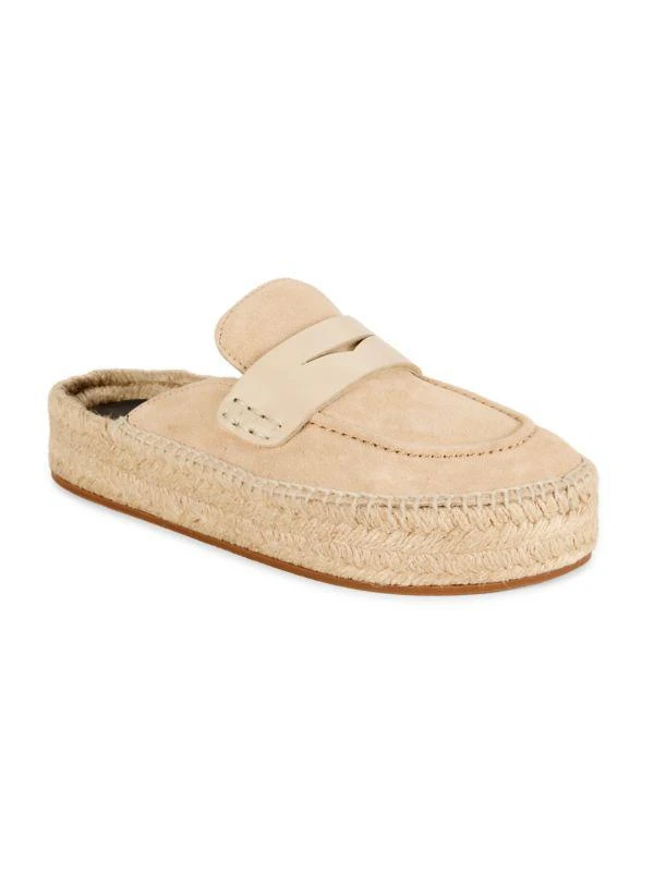 JW Anderson Suede Platform Espadrille Mules 2